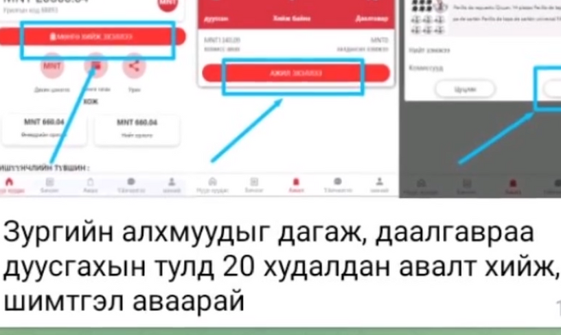 Телеграммаар 20 даалгавар биелүүлэн, 32 сая төгрөгөө залилуулжээ