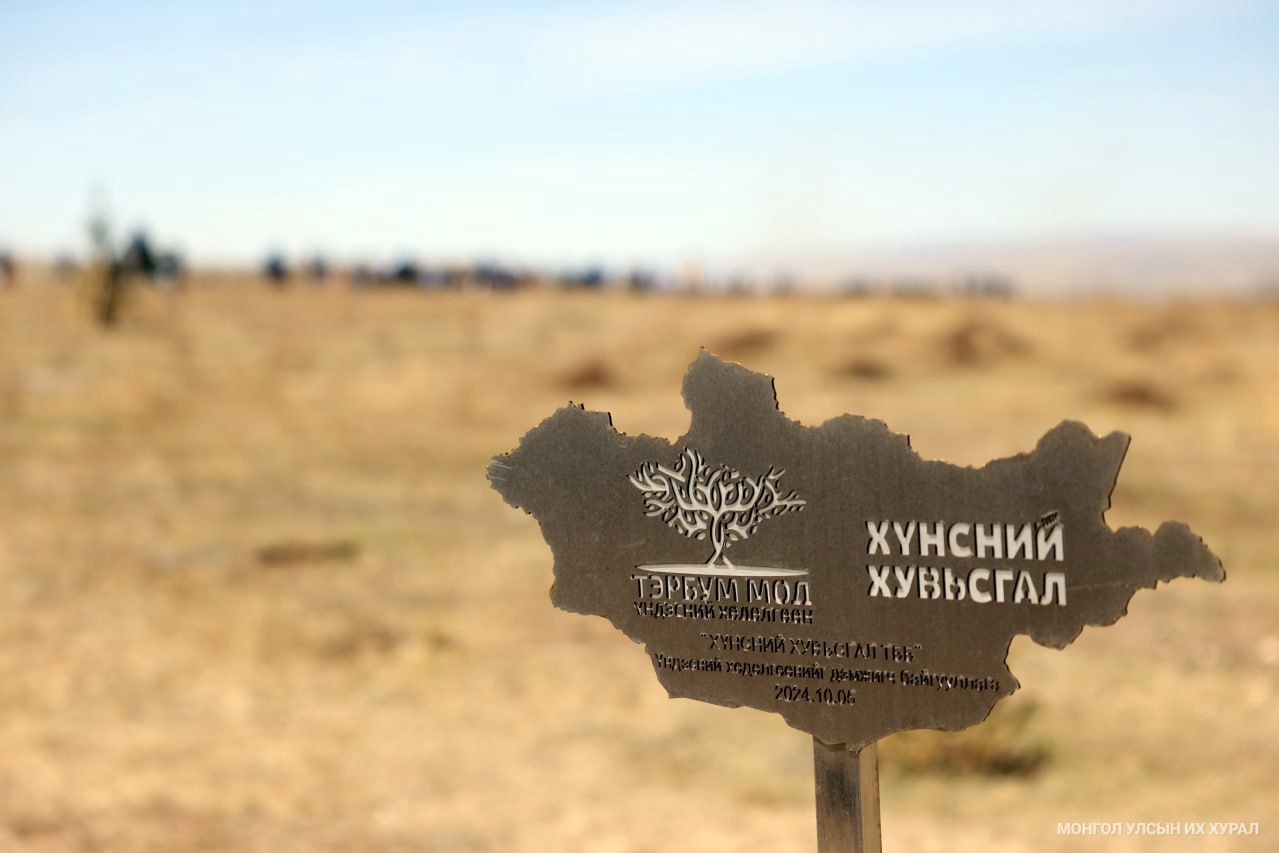 УИХ-ын Тамгын газар Түргэний цэцэрлэгт мод тарилаа