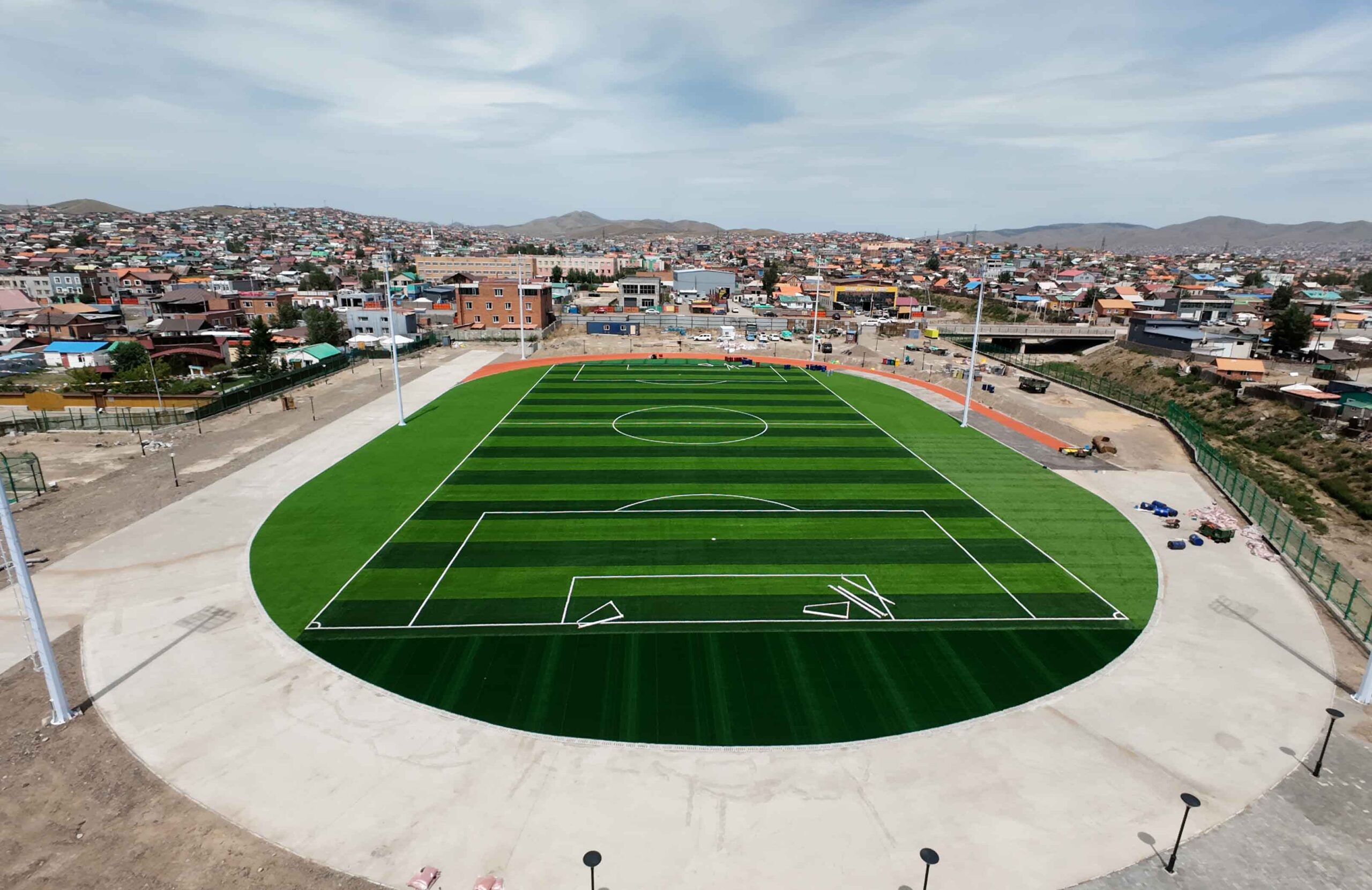 Толгойтын спорт цогцолборын ажил 75%-тай байна