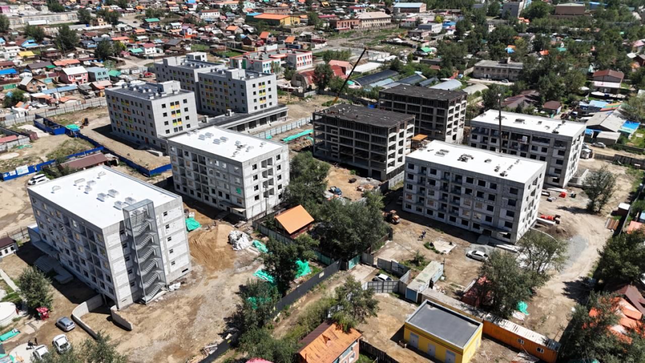 Шархад дэд төвийн 110 айлын орон сууцны барилга угсралтын ажил дуусжээ
