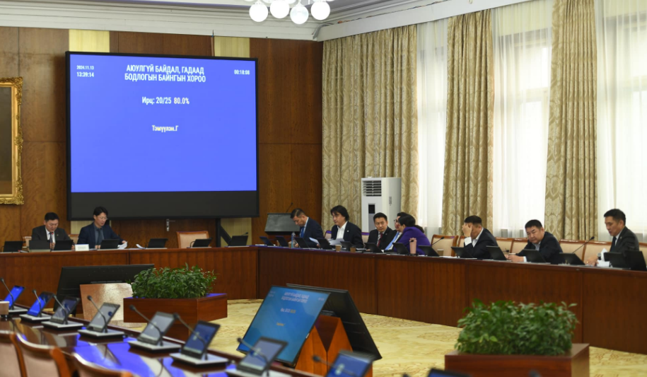 Өнөөдөр байнгын хорооны хурлаар гадаад зээл тусламжийн мэдээлэл сонсоно