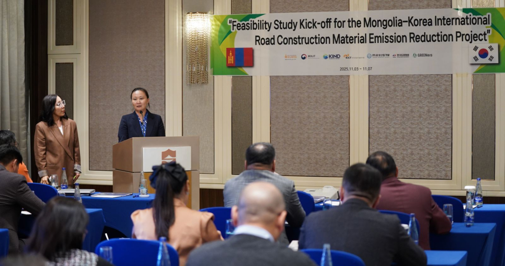 Полимер бүлээн асфальт бетон хольц үйлдвэрлэх замаар хүлэмжийн хийг бууруулна