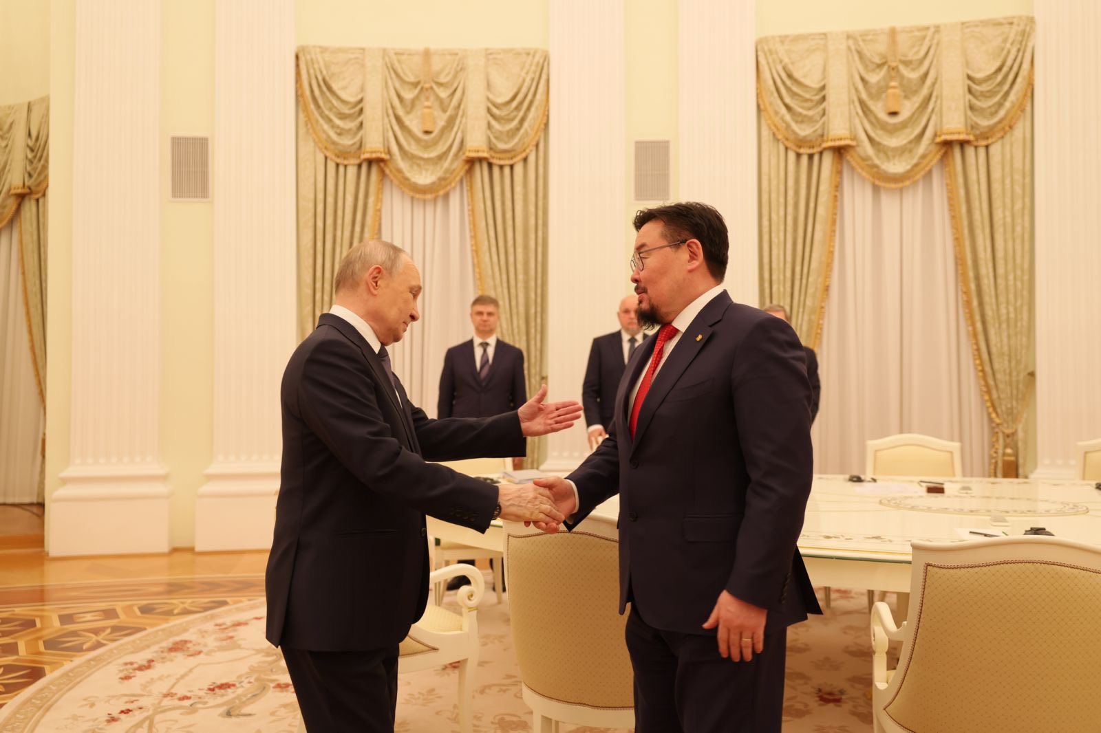 Ерөнхий сайд Г.Занданшатар ОХУ-ын Ерөнхийлөгч В.В.Путинд бараалхлаа