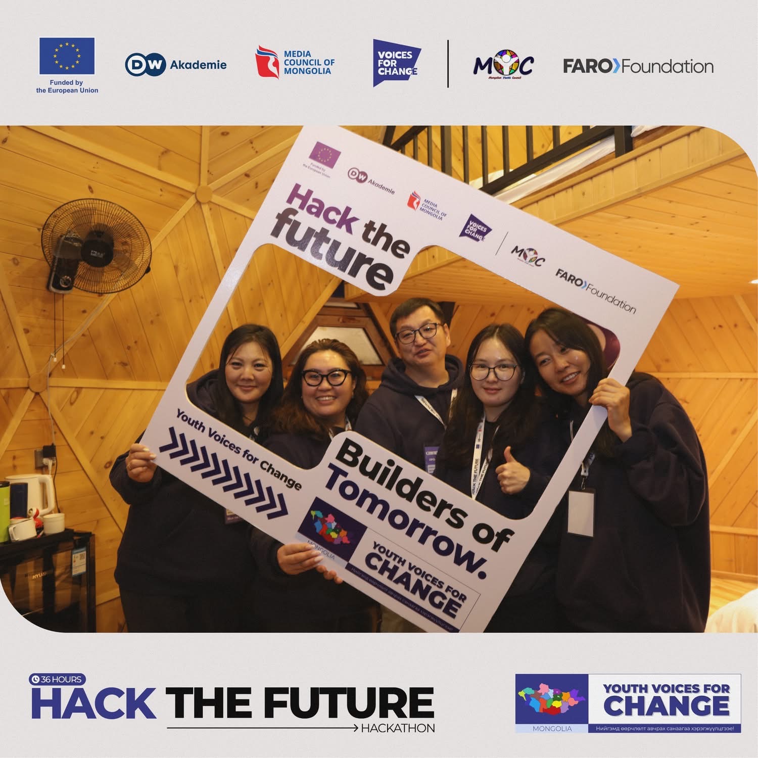 36 цаг тасралтгүй өрнөсөн “Hack the future” хакатоны оролцогчид шилдэг шийдэл санал болголоо