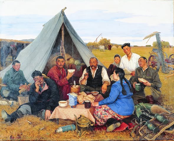 “Ажлын дараа” уран зургийн үзэсгэлэн нээлээ