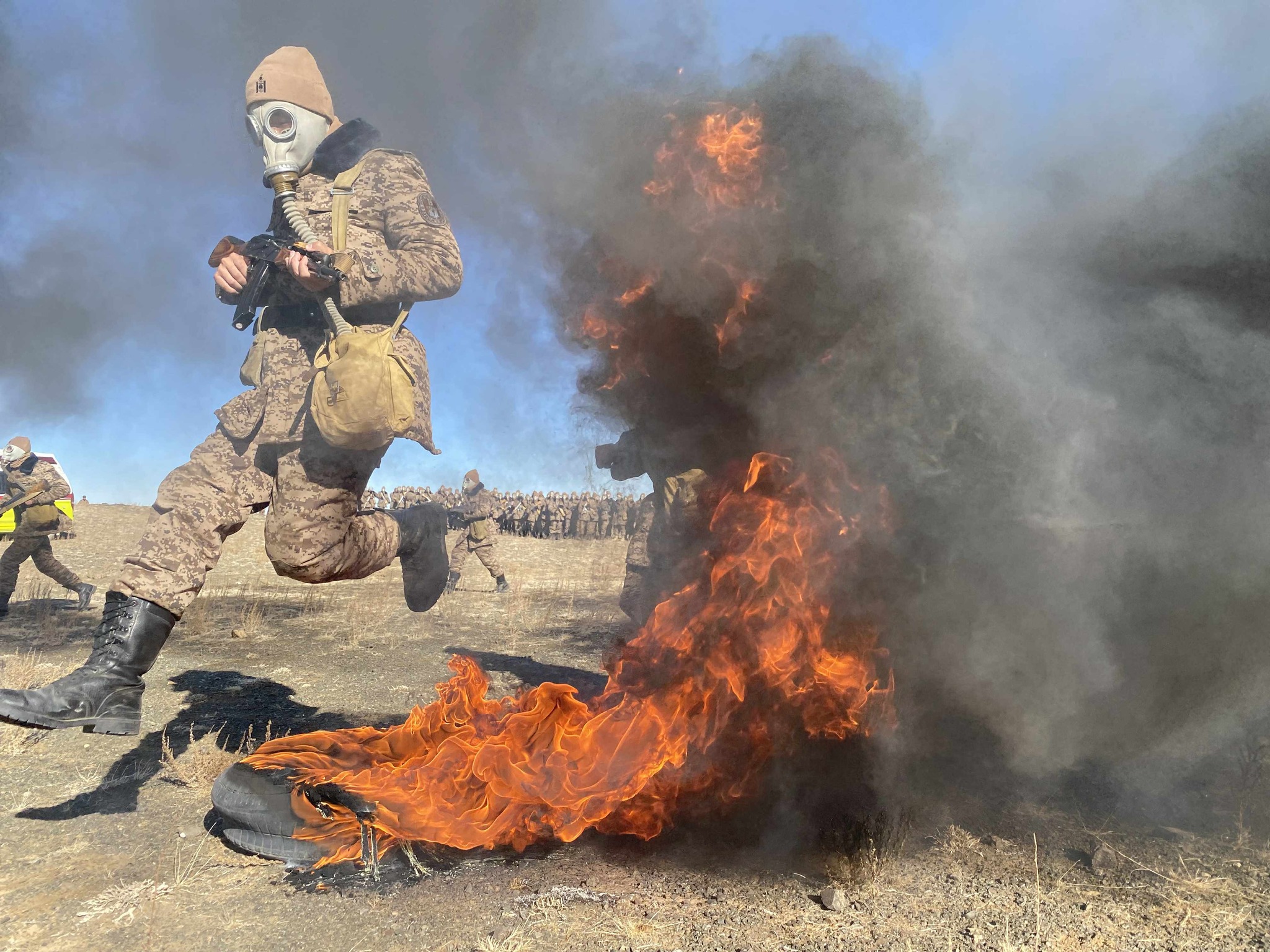 Дайчид 10 км-ийн явган марш үйлдэж, дөрвөн цэгээр үүрэг гүйцэтгэлээ