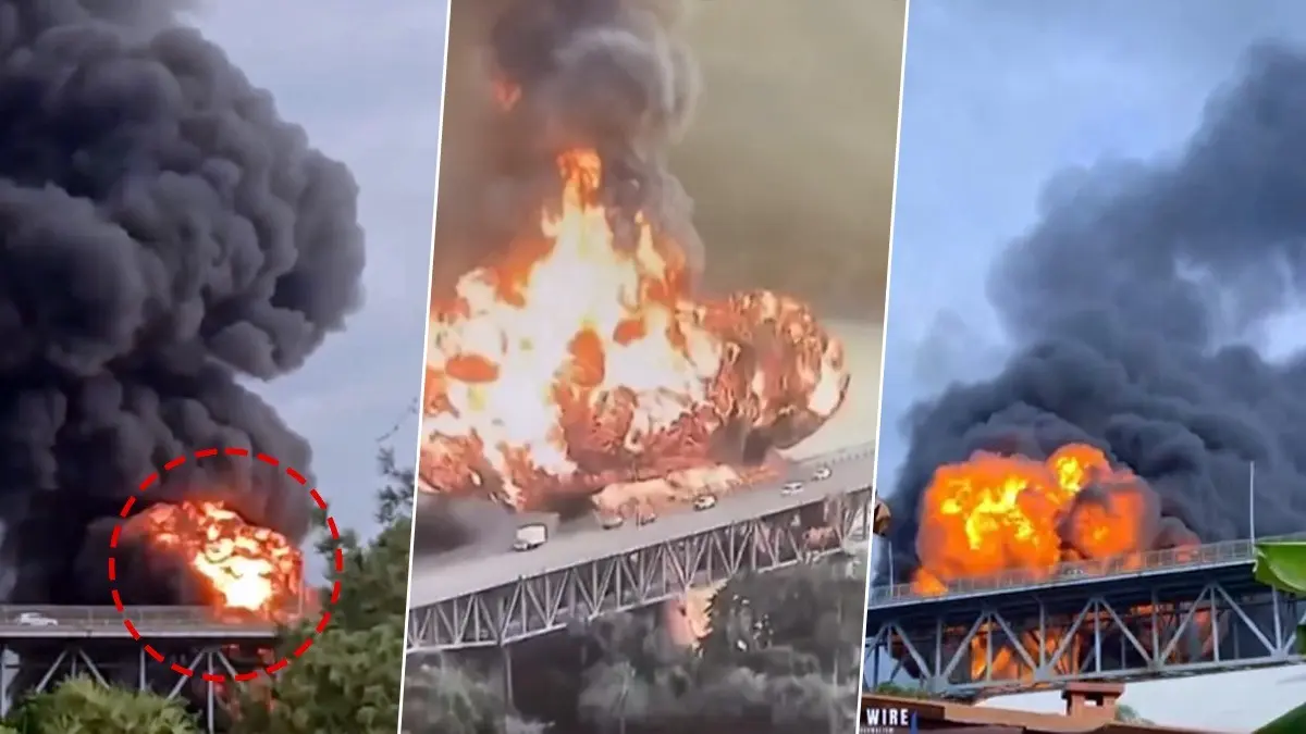 Шатахуун тээвэрлэж явсан ачааны машин гүүрэн доор дэлбэрч, 1 хүн амиа алджээ