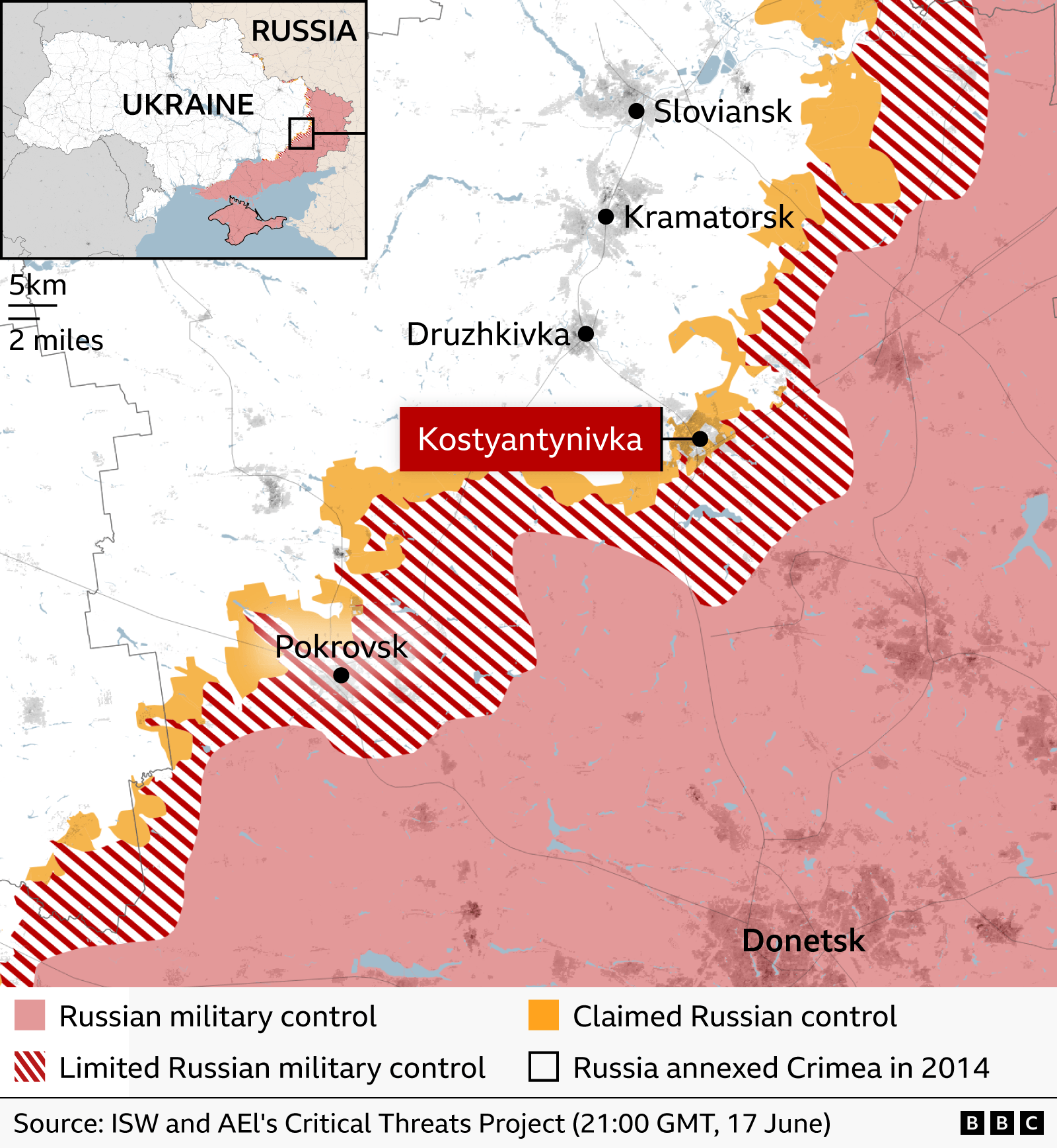 Орос–Украины дайн: Донецк мужид тулаан ширүүсэв